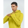 image:imageNORTHYARD Mens Lightweight Waffle Fleece Hoodie Running Workout Pullover  Long Sleeve Athletic Sweatshirt Breathable Thin Fleece Lining Buckle Hood Thumb Holes Hidden Zip Pocket Gym Hiking GolfLemonyellow