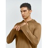 image:imageNORTHYARD Mens Lightweight Waffle Fleece Hoodie Running Workout Pullover  Long Sleeve Athletic Sweatshirt Breathable Thin Fleece Lining Buckle Hood Thumb Holes Hidden Zip Pocket Gym Hiking GolfCoffee