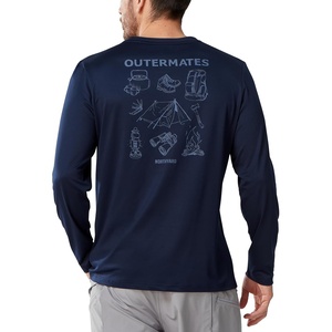 image:imageNORTHYARD Mens Fishing Sun Shirts Long Sleeve Hiking TShirt UPF 50  Quick Dry Graphic Rash Guard UV Protection Lightweight 4Way Stretch Moisture Wicking Camping Traveling Running OutdoorNavy